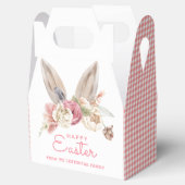 Ballotins Lapin Floral aux Oreilles | Joyeuses Pâques (Ouvert)