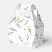 Ballotins Lapin rose et Motif de carotte (Arrière)