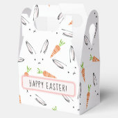 Ballotins Lapin rose et Motif de carotte (Ouvert)