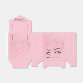 Ballotins Lash extension Lashes Gold Parties scintillant Kit (Déplié)