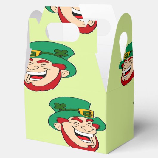 Ballotins Laughing leprechauns sur vert clair (Ouvert)