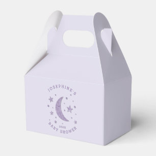 Ballotins Lavande de Baby shower Moon Star