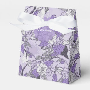 Ballotins Lavande élégante et ballotin floral blanc de ten