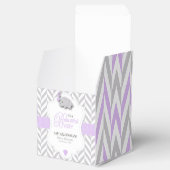 Ballotins Lavande, éléphant gris blanc Shower bébé 2 (Ouvert)