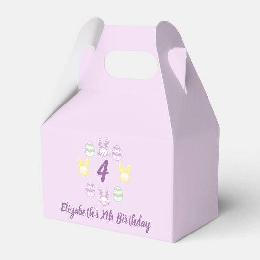 Ballotins Lavande Pâques 4e anniversaire (Verso)