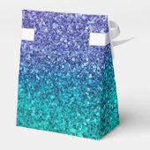 Ballotins Lavande Violet & Vert Aqua Pailleté Fête (Arrière)