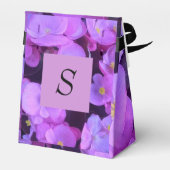 Ballotins Lavender Purple Flower Ajouter Initial dans le cad (Arrière)