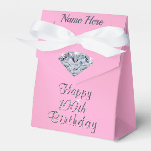 Ballotins Le 100th cadeau heureux d'anniversaire enferme