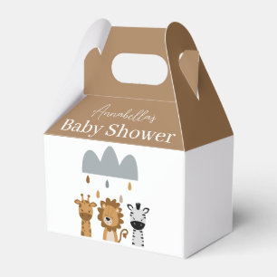 Ballotins Le Baby shower des animaux sauvages du Safari