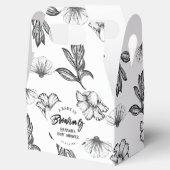 Ballotins Le bébé brasse le Baby shower de fleurs gothiques  (Ouvert)