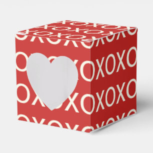 BALLOTINS LE JOUR DE VALENTINE GRAPHIQUE XOXO COEUR BALLOTIN