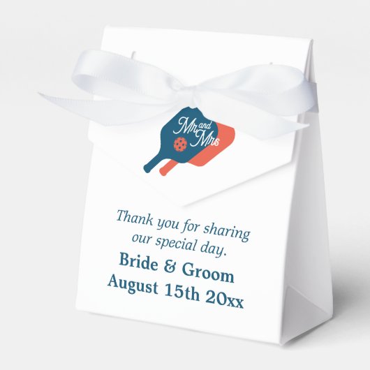 Ballotins Le match parfait mignon mariage à thème de pickleb (Verso)