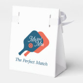 Ballotins Le match parfait mignon mariage à thème de pickleb (Arrière)