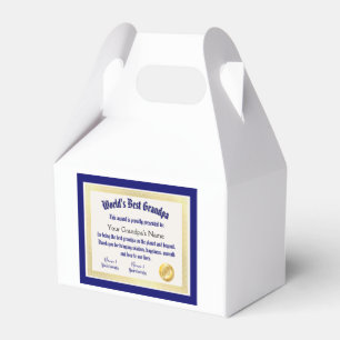 Ballotins Le meilleur certificat grand-père du monde Funny m