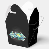 Ballotins Le nom de Justin en graffiti (Ouvert)