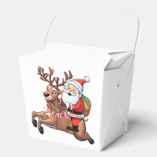 Ballotins Le Père Noël avec des cadeaux de paix