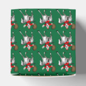 Ballotins Le Père Noël Monte Un Cheval Gris (Haut)