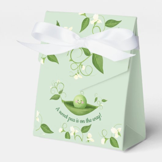 Ballotins Le pois doux est sur le chemin Baby shower (Verso)