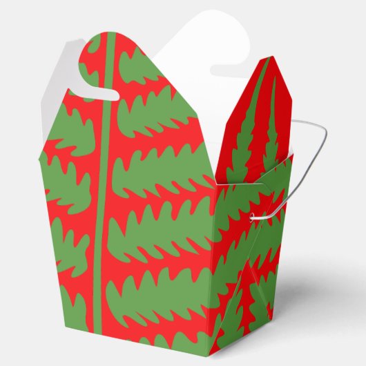 Ballotins Leaf rouge vert Sortir Ballotin (Ouvert)