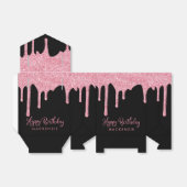 Ballotins Lecteurs de Parties scintillant noire rose vif (Déplié)