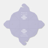 Ballotins L'élégance chinoise dans le Ballotin de lavande (Déplié)