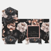 Ballotins L'élégant anniversaire de l'or rose noir favorise (Déplié)