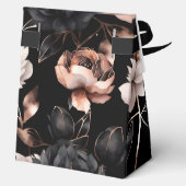 Ballotins L'élégant anniversaire de l'or rose noir favorise (Verso)