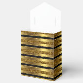 Ballotins Leopard Black Gold Anniversaire Fête Favoriser boî (Ouvert)