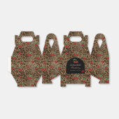 Ballotins Leopard Cheetah Animal Print Red Cherries (Déplié)