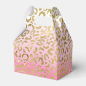 Ballotins Léopard doré rose blanc (Verso)