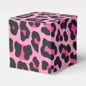 Ballotins Léopard noir et rose chaud (Verso)