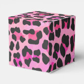 Ballotins Léopard noir et rose chaud (Arrière)