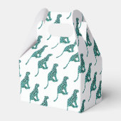 Ballotins Léopard noir et Turquoise (Verso)