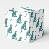 Ballotins Léopard noir et Turquoise (Verso)