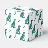 Ballotins Léopard noir et Turquoise (Arrière)