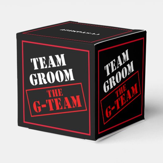 Ballotins L'équipe G Team Groom Cube (Arrière)