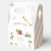 Ballotins Les animaux de ferme mignons Merci d'anniversaire (Ouvert)