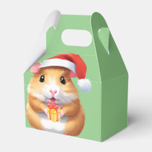 Ballotins Les animaux mignons hamster d'hiver Père Noël Noël