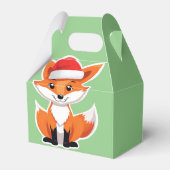 Ballotins Les animaux mignons hiver Fox Père Noël Noël (Arrière)