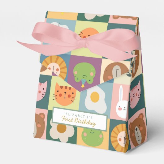Ballotins Les animaux mignons Premier Ballotin d'anniversair (Verso)