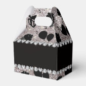 Ballotins Les ballons de cupcakes parties scintillant argent (Arrière)