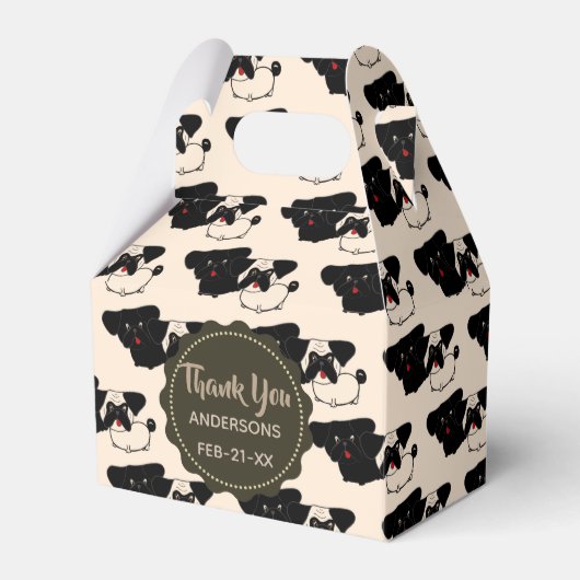 Ballotins Les CARLINS noirs Faune Personnalisés Favorisent L (Verso)