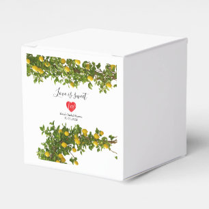 Ballotins Les citrons L'amour est doux Fête de mariage 