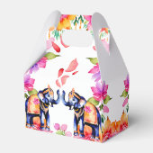 Ballotins Les éléphants mariages indiens cerise les fleurs (Arrière)