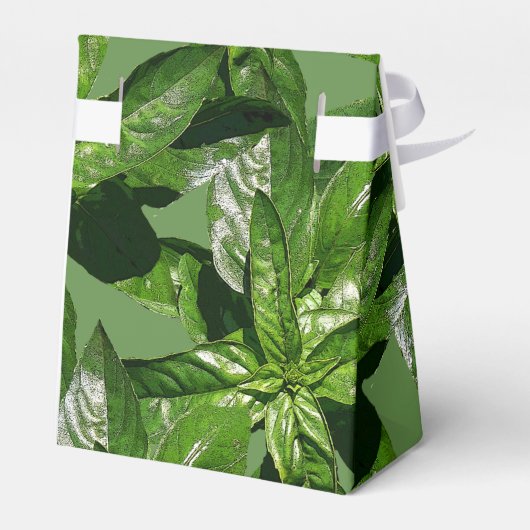 Ballotins Les feuilles De Basil Favorisent Les Boîtes De Ten (Arrière)