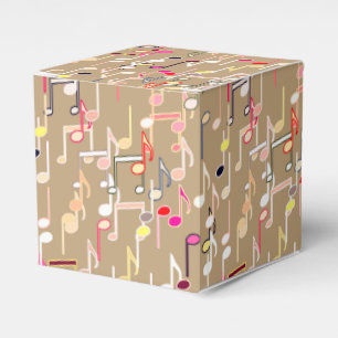 Ballotins Les notes musicales impriment - le taupe bronzage,