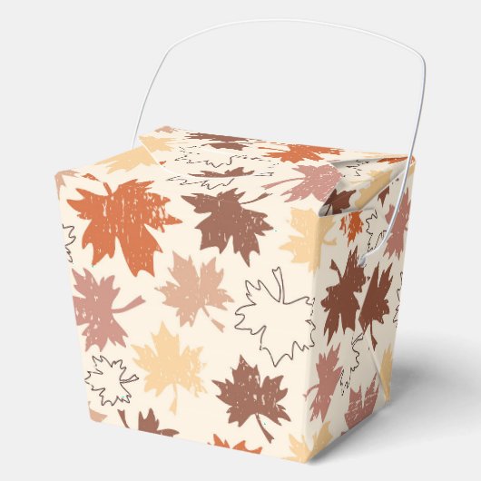 Ballotins Les tons terre feuille de l'érable d'automne (Recto)