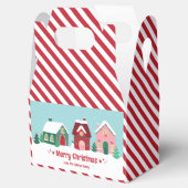 Ballotins Let it Snow Christmas Village Favor Boxes (Ouvert)