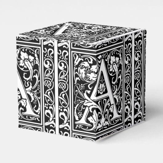 Ballotins Lettre A Monogramme Médiéval Art Nouveau (Verso)