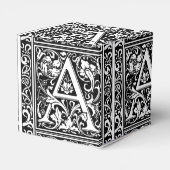 Ballotins Lettre A Monogramme Médiéval Art Nouveau (Arrière)